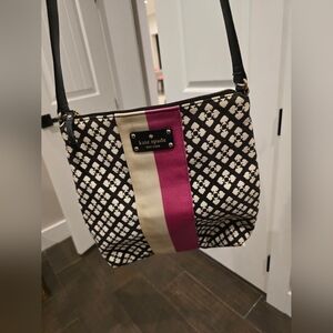 Kate Spade Black and Cream Patterned Women's Bag